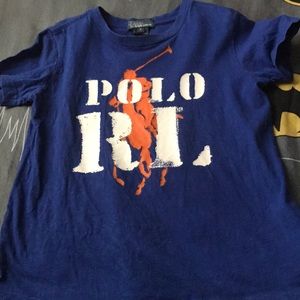 Blue polo t shirt